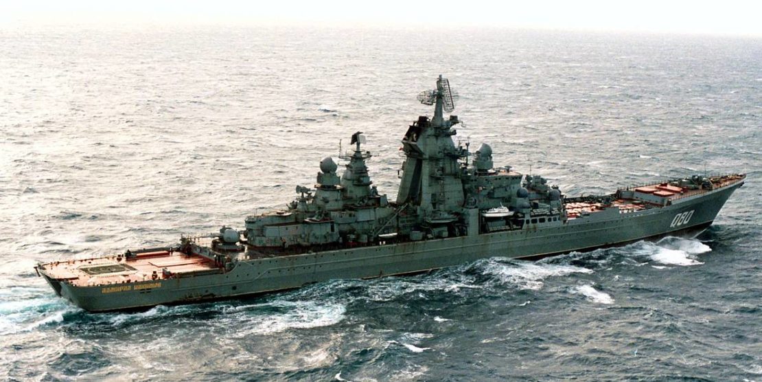 The Admiral Nakhimov before its modernization. Russian MoD picture.