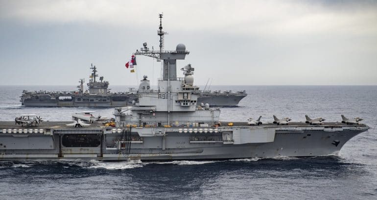 US, French and Italian Navies to Conduct Tri Carrier Operations