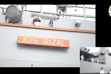 Philippine Navy Commissions its First Ever Missile Frigate BRP Jose Rizal