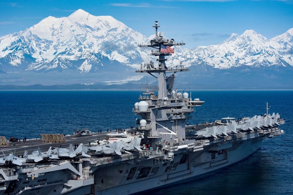 USS Theodore Roosevelt (CVN 71) in Alaska