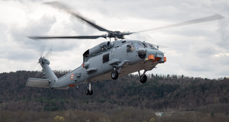 Indian Navy's First MH-60R Maritime Helicopter Takes Flight