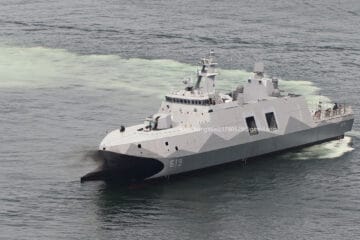 Taiwan’s first upgraded and modified Catamaran Corvette started Sea Trial