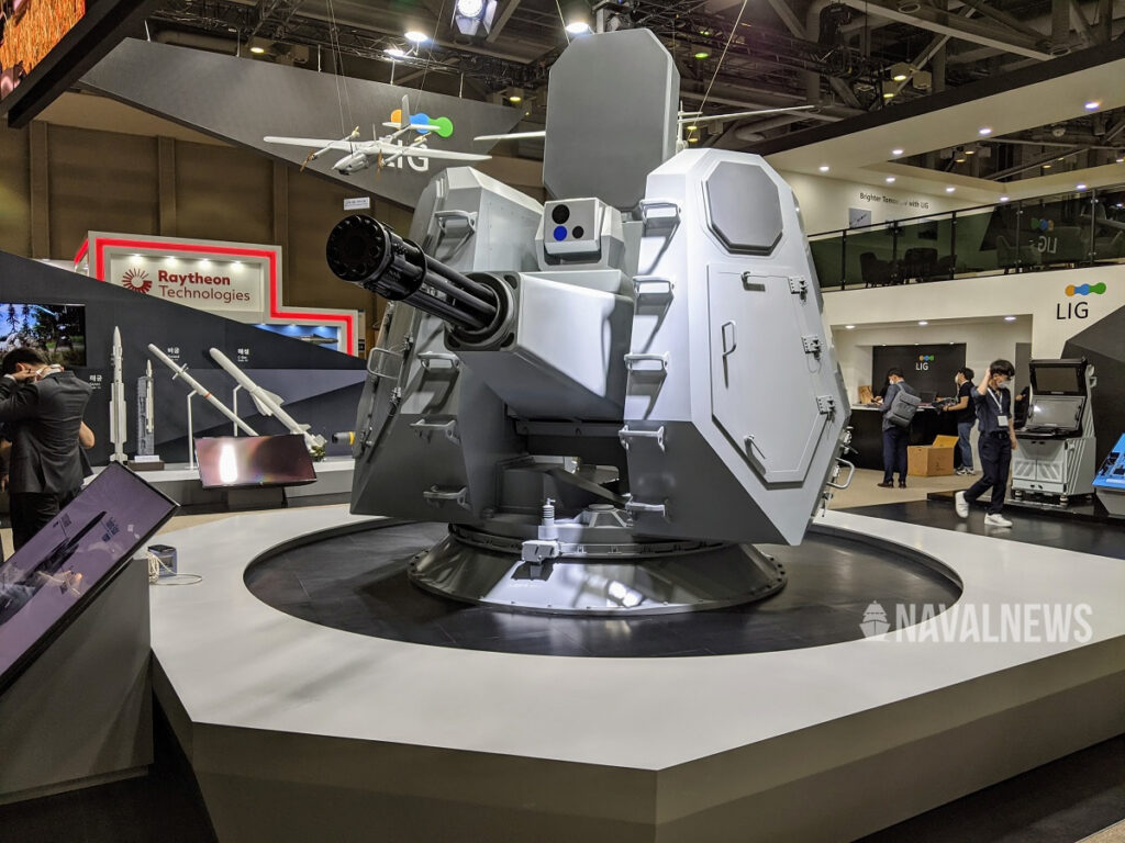 LIGネクスワンが韓国海軍向けのCIWS-IIを発表