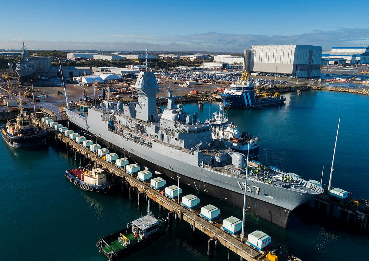 Navy Anzac-class Frigate HMAS Perth Back Afloat After Major - Naval News