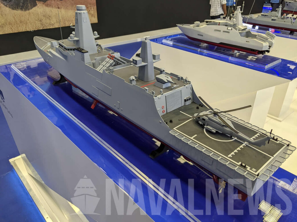DEARSAN Shipyard Unveils New Frigate Design DIMDEX 2022