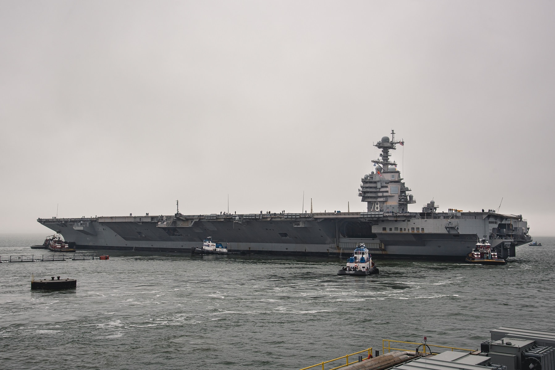 USS Gerald Ford Supercarrier Departs On First Combat, 50% OFF
