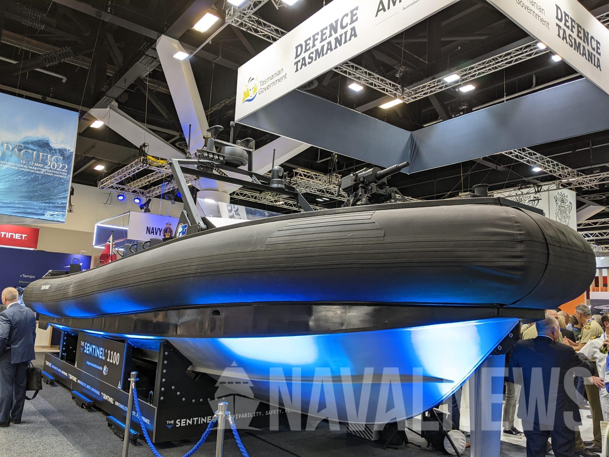 PFG unveils Sentinel 1100 watercraft at Indo Pacific 2022 - Naval News