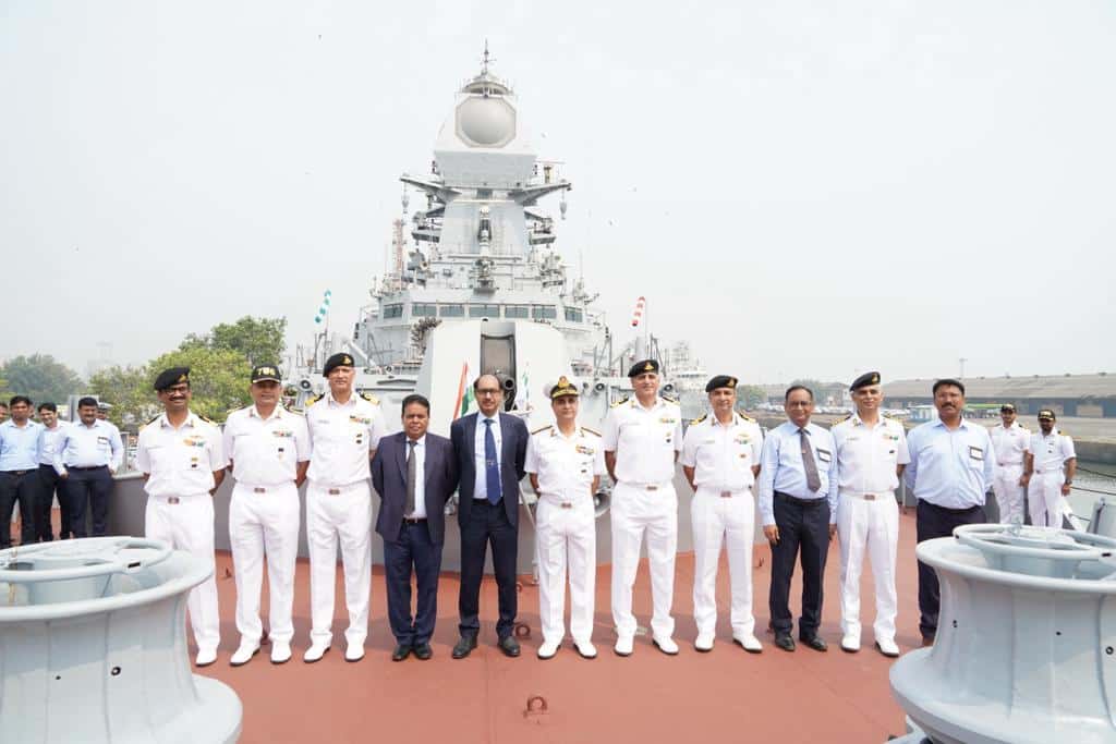MDL تقوم بتسليم مدمرة ثالثة من طراز Visakhapatnam إلى البحرية الهندية