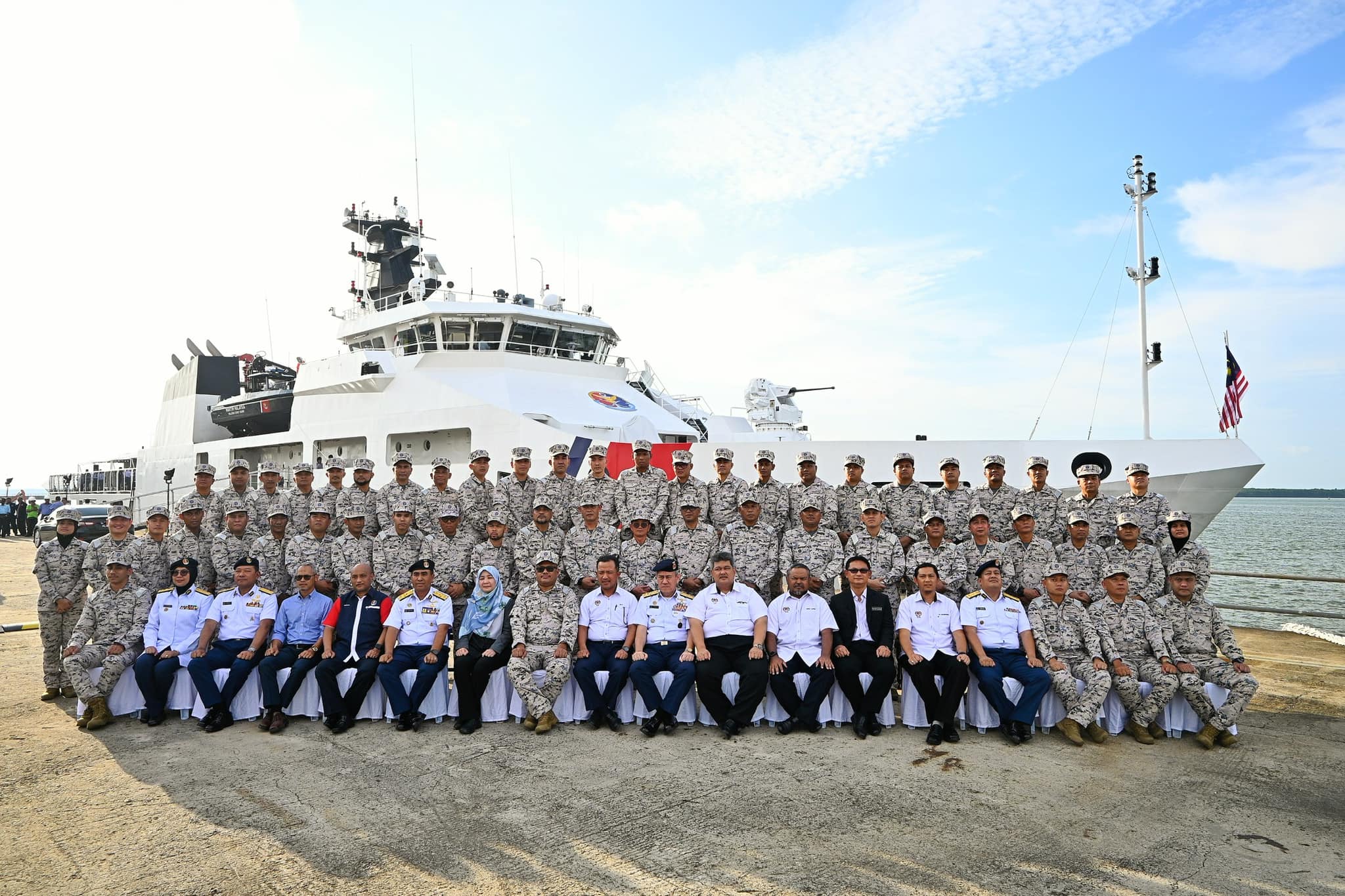 马来西亚海岸警卫队接收新的近海巡逻船