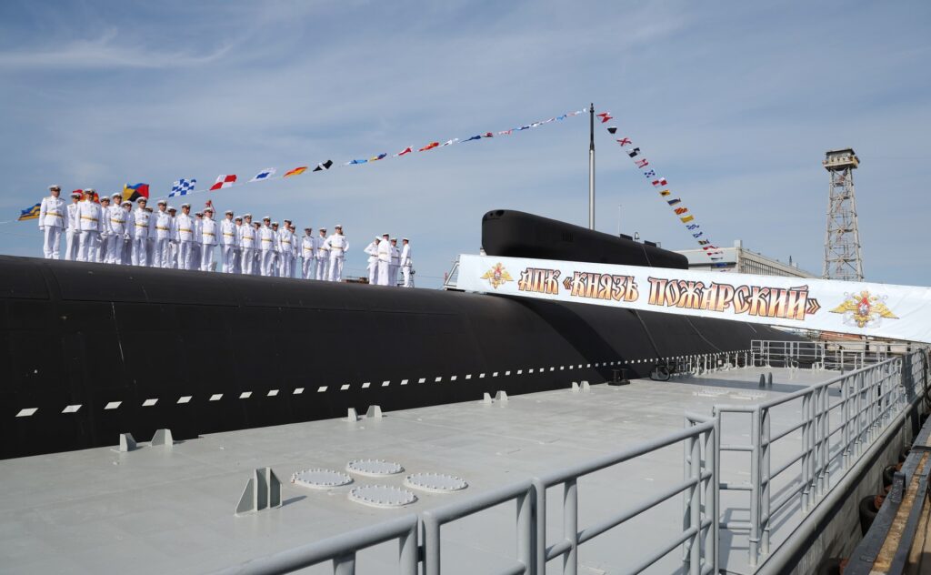 With Putin's blessing: the fifth SSBN Borei-A raised the Russian flag