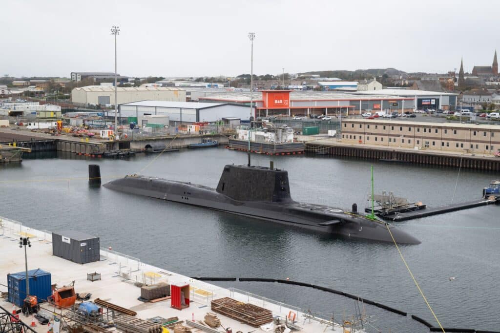 Royal Navy's newest Astute-class submarine dives for the first time