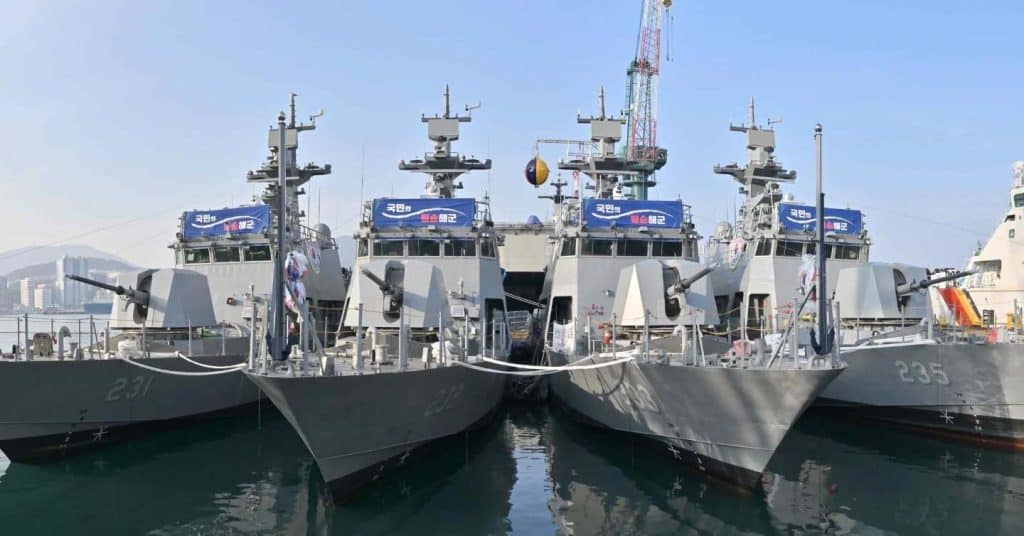 ROK Navy Launches First Four PKMR Batch-II vessels
