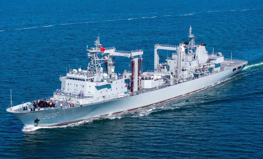 Chinese Navy Inducts Additional Type 903 Fleet Replenishment Ships