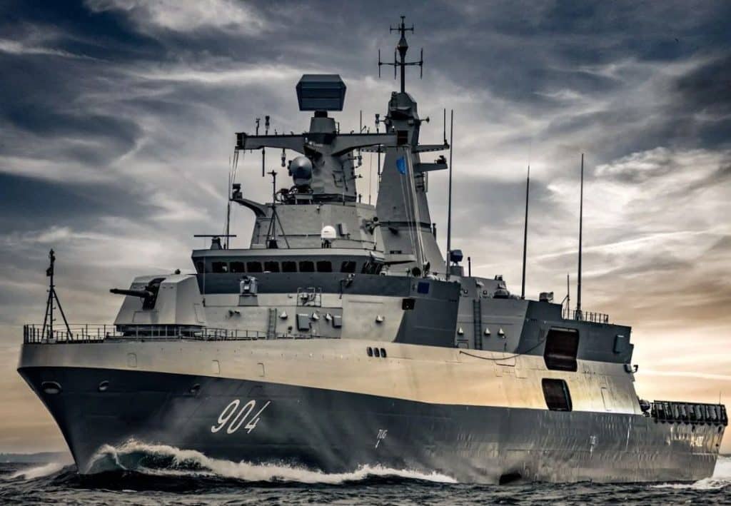 Germany's Ministry of Defense plans to purchase four MEKO A-200 class frigates