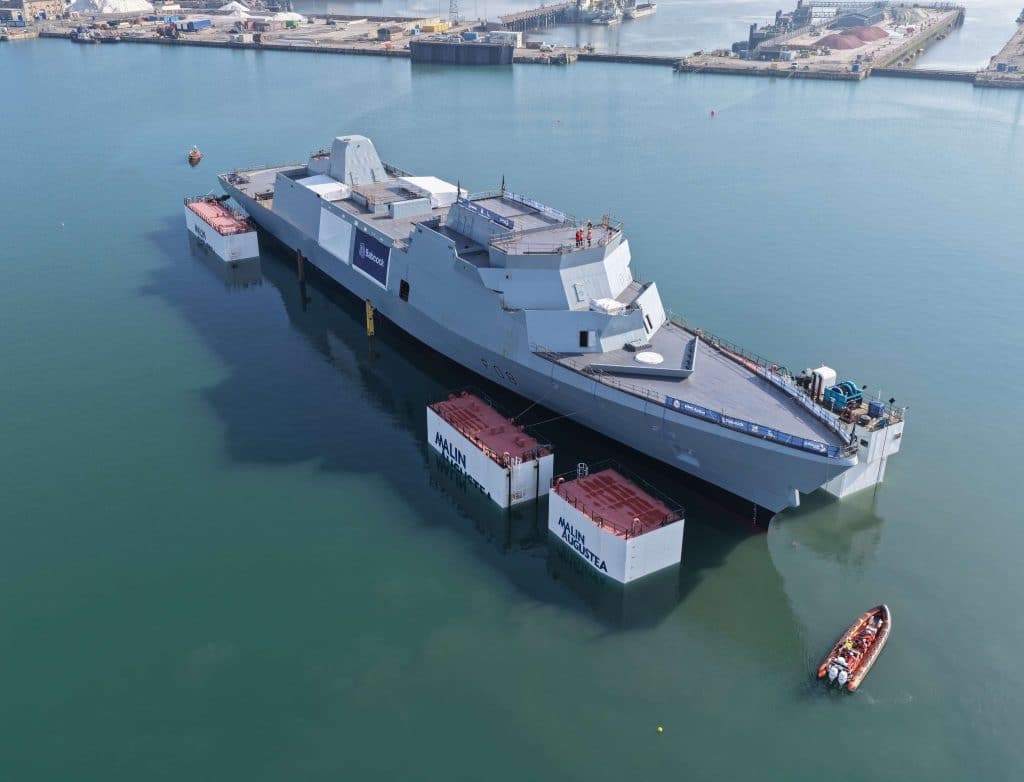 Babcock Launches Second Type 31 Frigate, HMS Active
