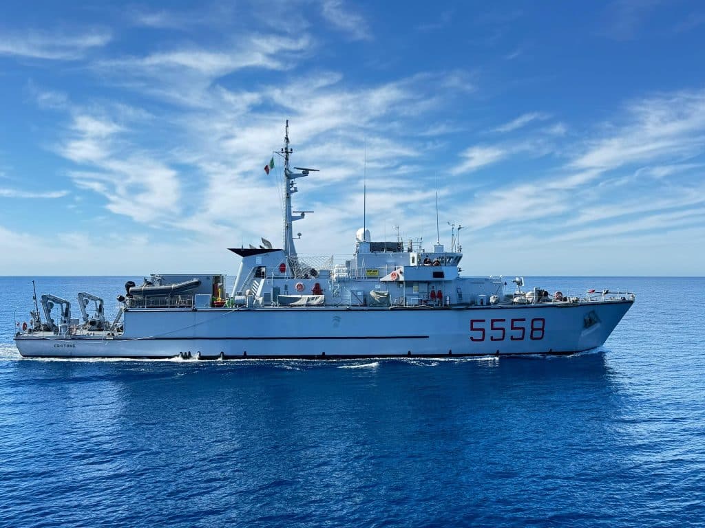 Italy is forward-deploying mine countermeasures assets in the Middle East