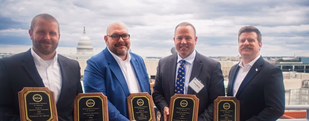 Safety and operational excellence: Fincantieri's U.S. shipyards recognized by the Shipbuilders Council of America