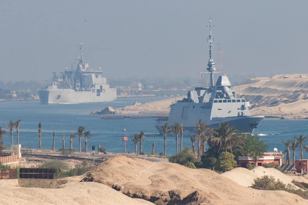 French Carrier Strike Group Transits Suez Amid Hormuz Tensions