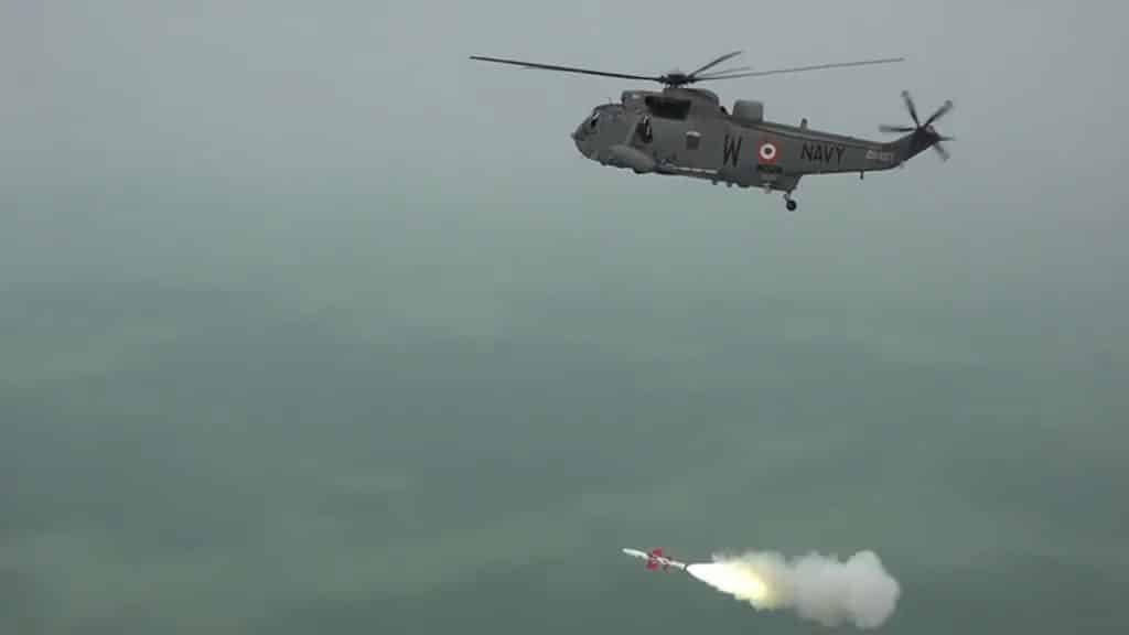 India conducts first salvo launch of new NASM-SR Missile