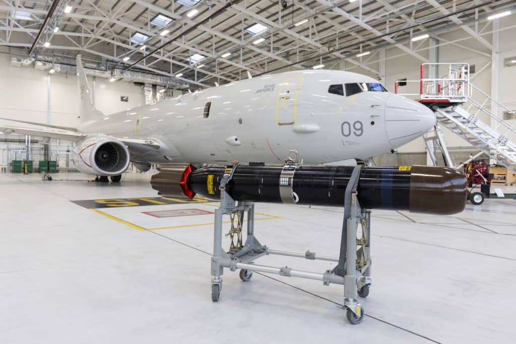 Sting Ray Mod 1 torpedo poised to start first P-8A flight trials