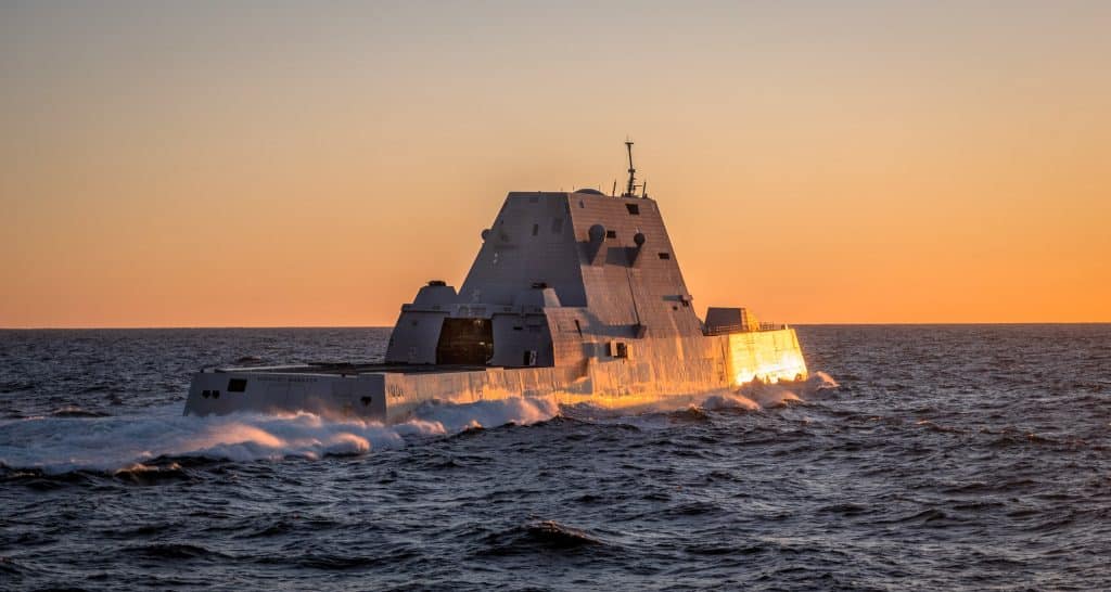 Zumwalt Class Guided Missile Destroyer USS Michael Monsoor