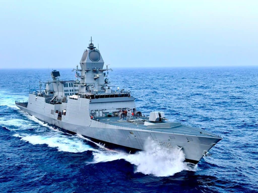 Indian Navy Nilgiri-class frigate INS Dunagiri