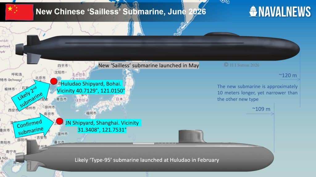 New Chinese Navy (PLAN) submarine.