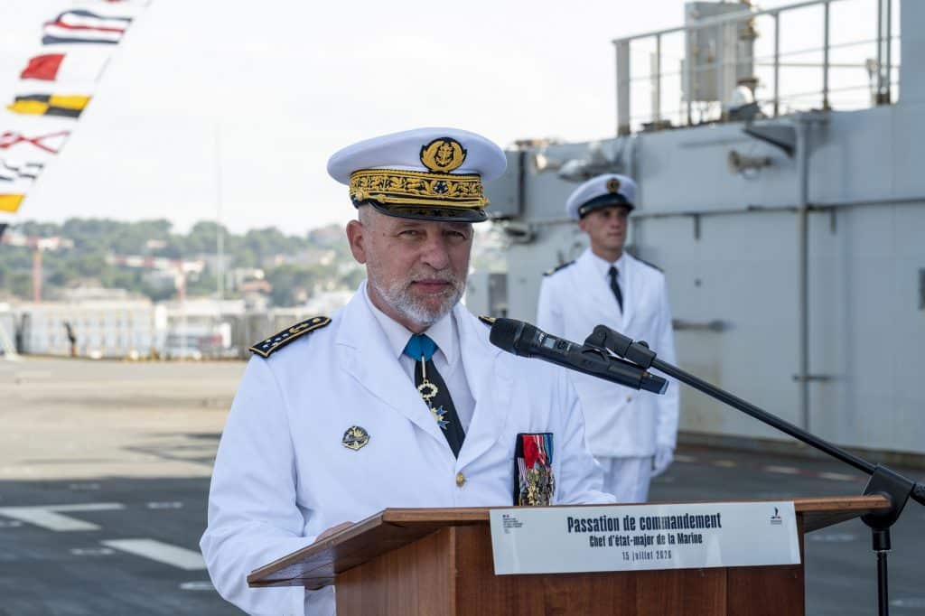 Admiral Cluzel is the New Head of the French Navy