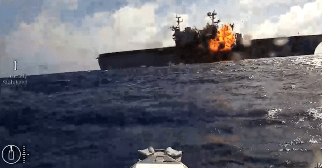 U.S. Navy Deploys Ukraine-Style Kamikaze Sea Drones During Pacific SINKEX