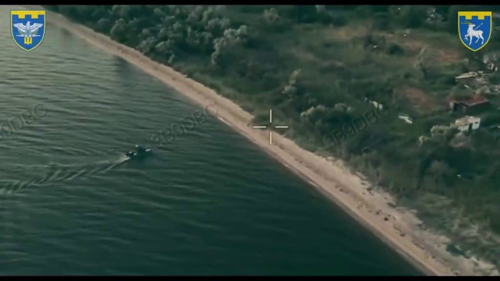 Ukraine Conducts First Fully Unmanned Amphibious Raid at Kinburn Split