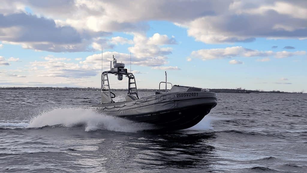 HII Watcher Autonomous USV Passes Critical DIU Performance Tests