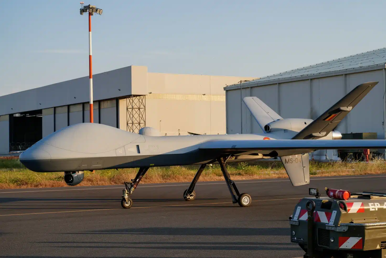 Belgian MQ-9Bs deployed in the Mediterranean Sea in support of NATO operations
