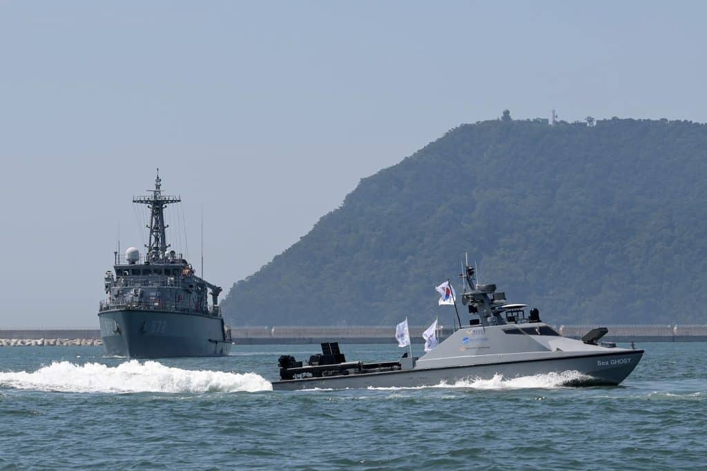 ROK Navy Tests AI Uncrewed Mine Warfare in Sea GHOST Trial
