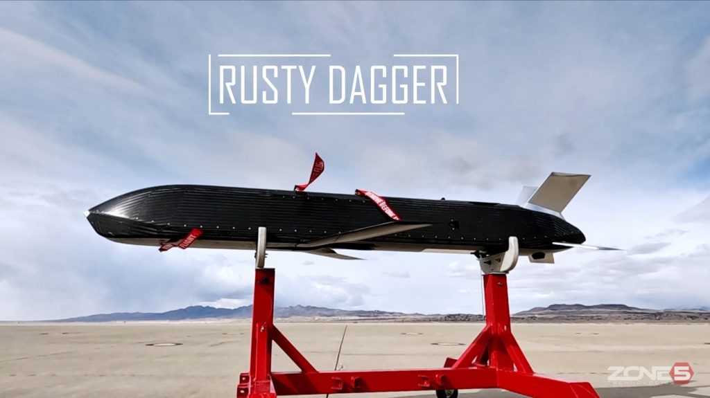 Zone 5's Rusty Dagger is one of the two primary acquisitions for PAE Fires in its CHAOS missile program. (Zone 5 Photo)