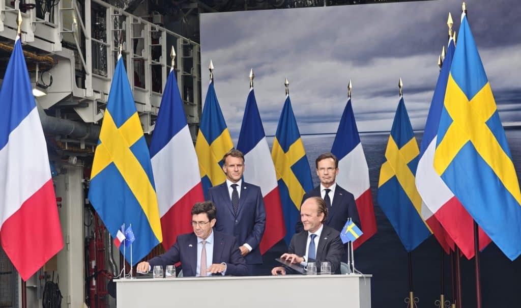 Signature FDI contract with Sweden