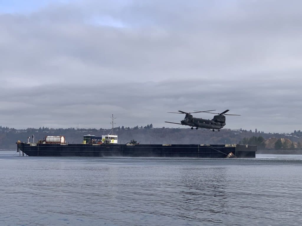 Special Forces Operate Helicopter from Autonomous Barge For the First Time