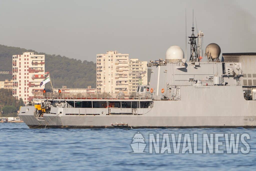 INS Trishul Atlas ACTAS sonar