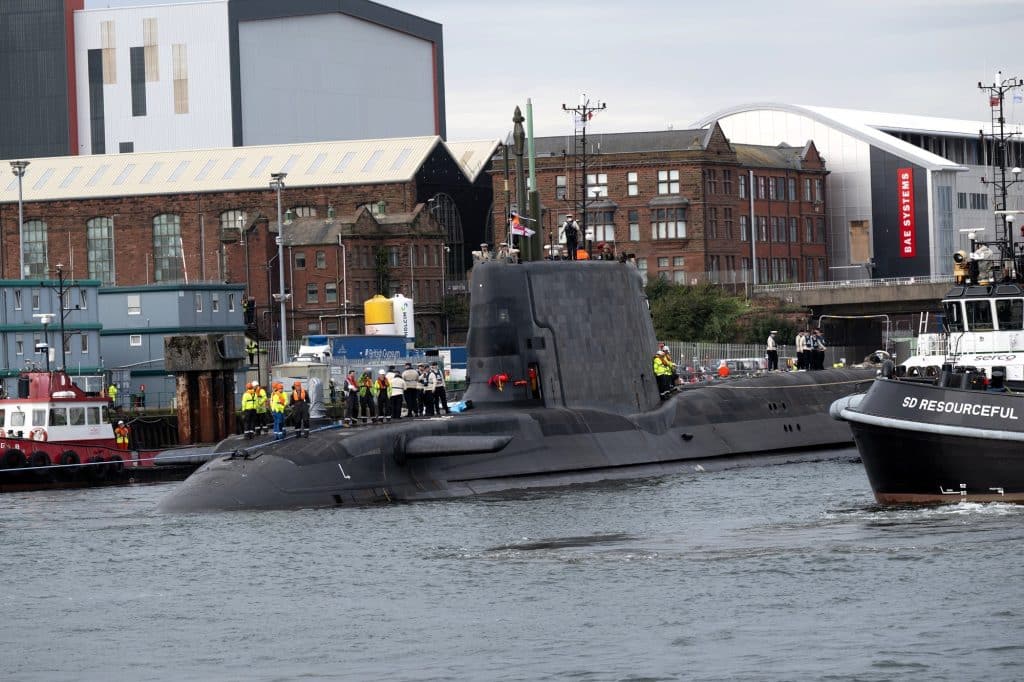 Royal Navy’s 6th Astute-Class SSN HMS Agamemnon Begins Sea Trials