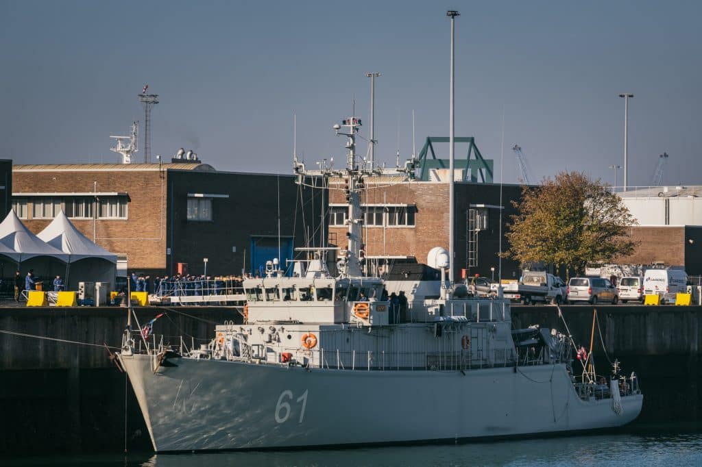 Belgium Transfers First Tripartite Minehunter BNS Bellis to Bulgarian Navy