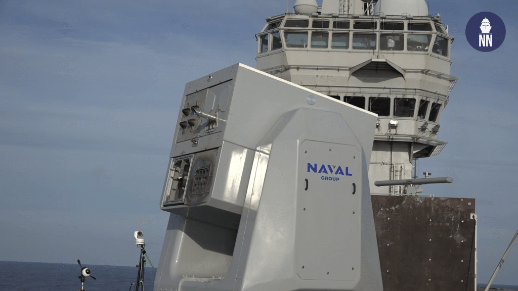 French Navy and Naval Group test Rampart CIWS at sea during WILDFIRE Exercise