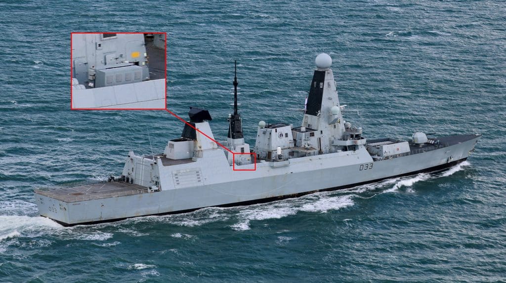 New Launcher Spotted Aboard Royal Navy Type 45 Destroyer