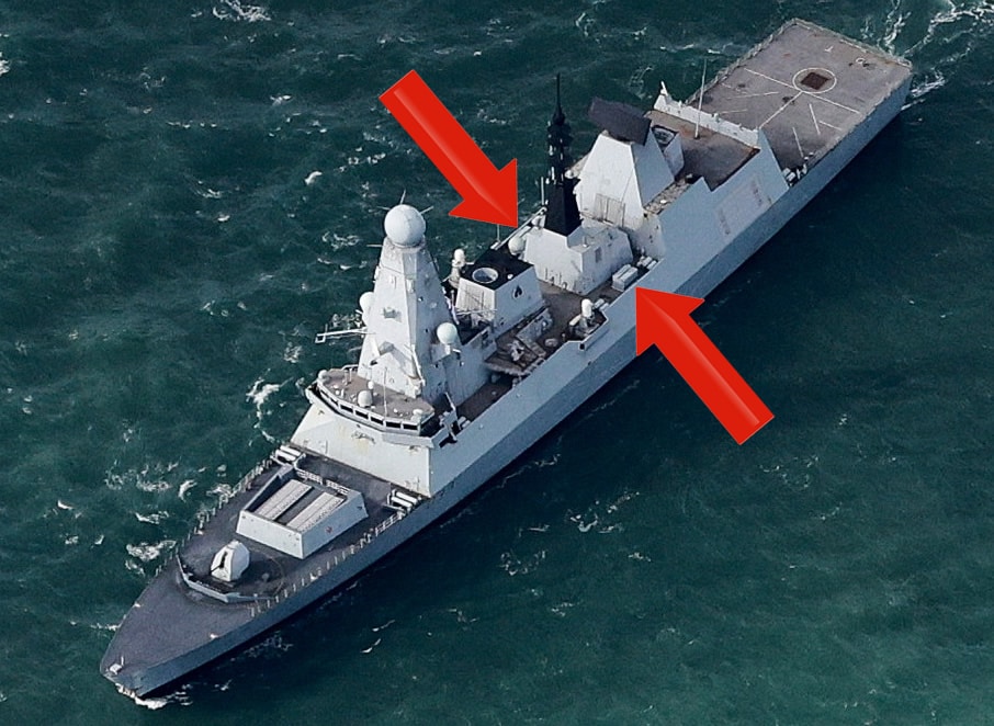 New Launcher Spotted Aboard Royal Navy Type 45 Destroyer