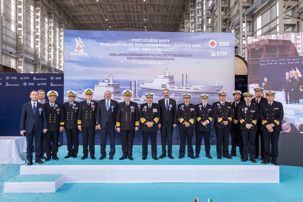STM Holds Keel Laying Ceremony for Portugal’s Second Logistics Support Ship