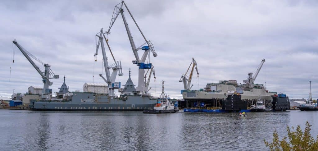 Rauma Shipyard Launches Third Pohjanmaa-Class Corvette for the Finnish Navy
