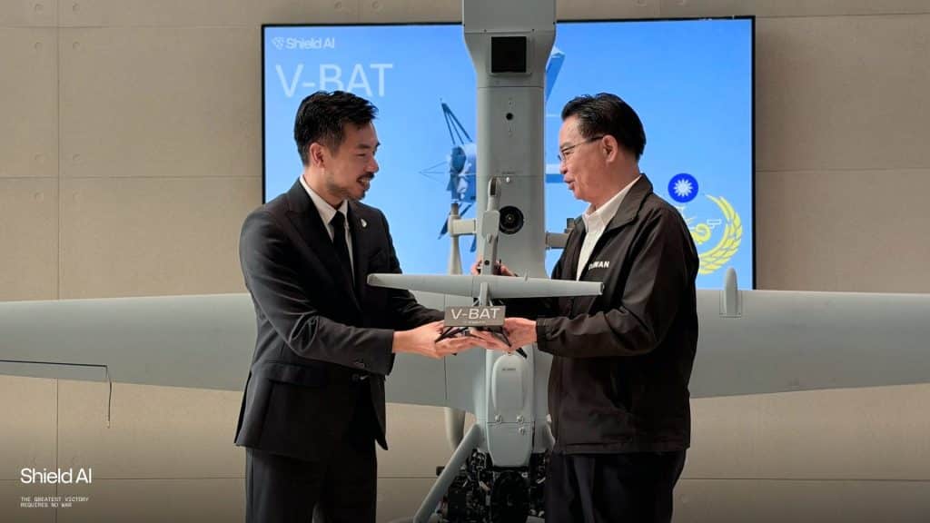 Shield AI Delivers First V-BAT to Taiwan Coast Guard