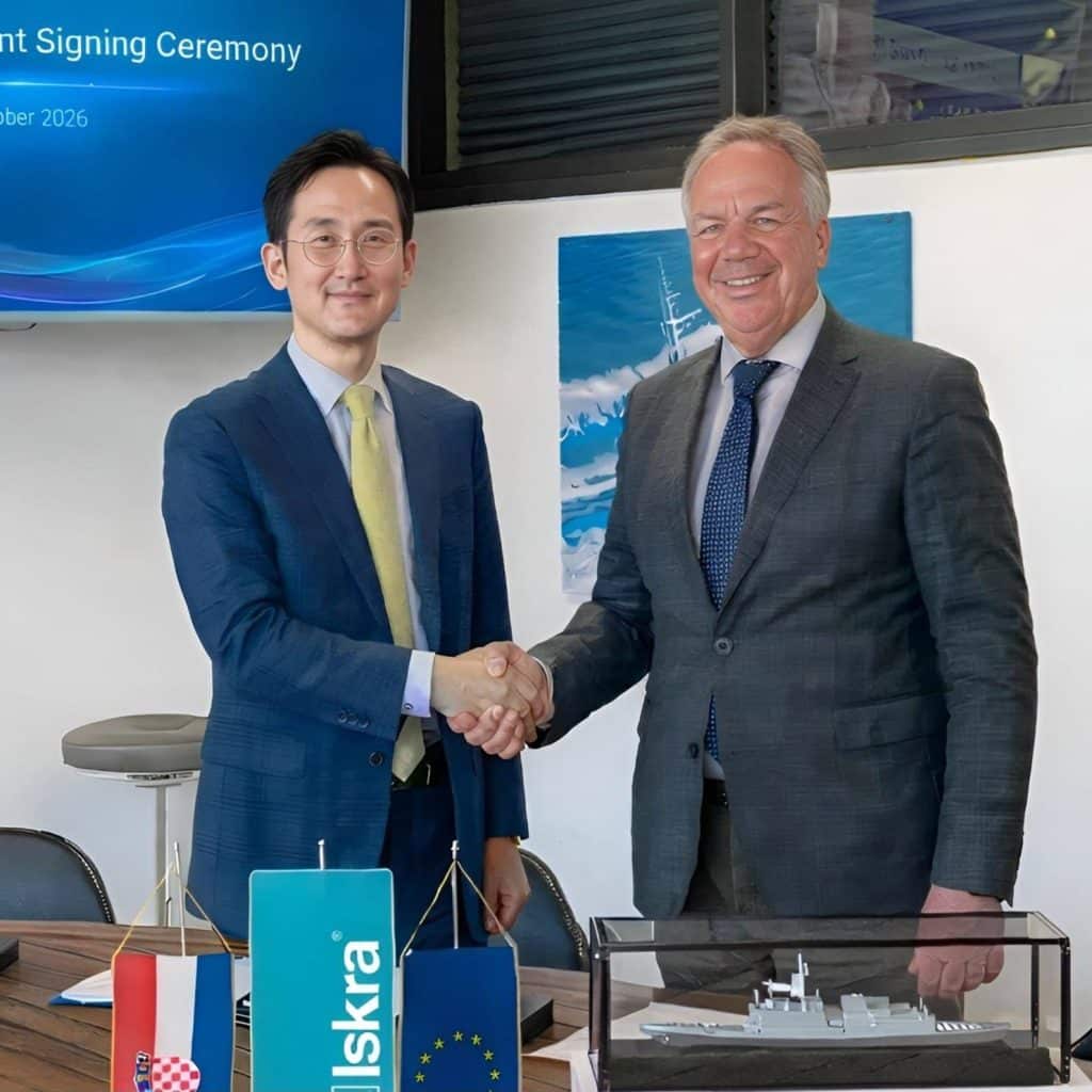 HD Hyundai Signs Strategic Teaming Agreement With Croatia’s Iskra Shipyard for Multirole Corvettes and Expanded Maritime Cooperation